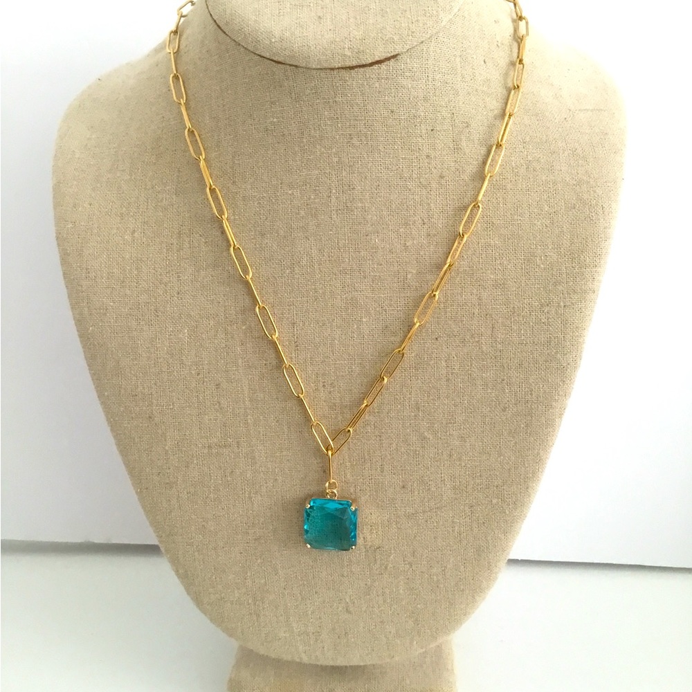NEW LARGE SWAROVSKI CRYSTAL NECKLACE